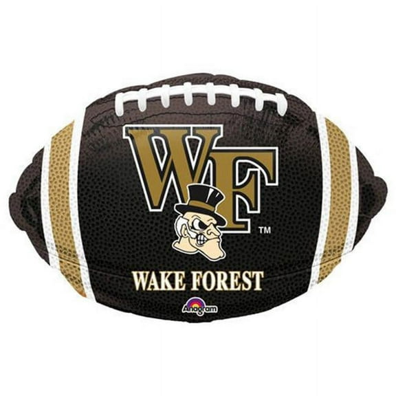 17 inch Wake Forest University Junior Shape Foil Mylar Balloon - Party Supplies Decorations