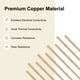 thumbnail image 2 of Uxcell 2-Pack Barra Redonda de Cobre 2mm x 200mm T2 Cobre, 2 of 7