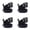 Black 4Packs, variant on Skeleton Hand Candle Holder Gothic Candle Holder Decorations Resin Skeleton Hands Candle Holder Halloween Candle Holder Witch Finger Home Decor, 7.5x6.8x6.5 cm, Black 1Pack