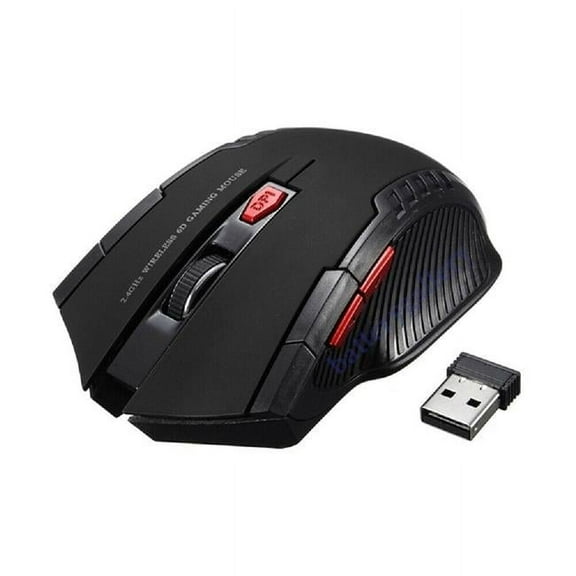 Sanoxy  2.4GHz USB Receiver Optical Wireless Gaming Mouse, Black
