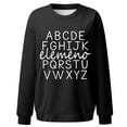 thumbnail image 4 of Women's Hoodless Sweatshirt Elemeno Kindergarten Teacher Long Sleeve Educational Pullover Tops for Early Learning Fashion, 4 of 4