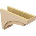 thumbnail image 5 of 9"W x 27"D x 18"H Classic Rivera Rough Cedar Woodgrain TimberThane Corbel, Primed Tan, 5 of 6