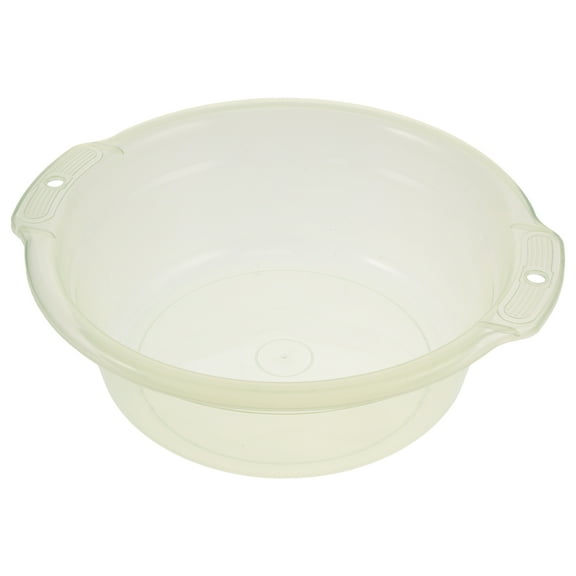 HOMEMAXS Plastic Wash Basin for Daily Use Light Green Thickened and Stable Suitable for Home Kitchen and Bathroom 7.87 Inches