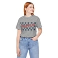 thumbnail image 5 of 4th of July American Shirt Cute Checkered Retro Patriotic Graphic Tee, 5 of 8