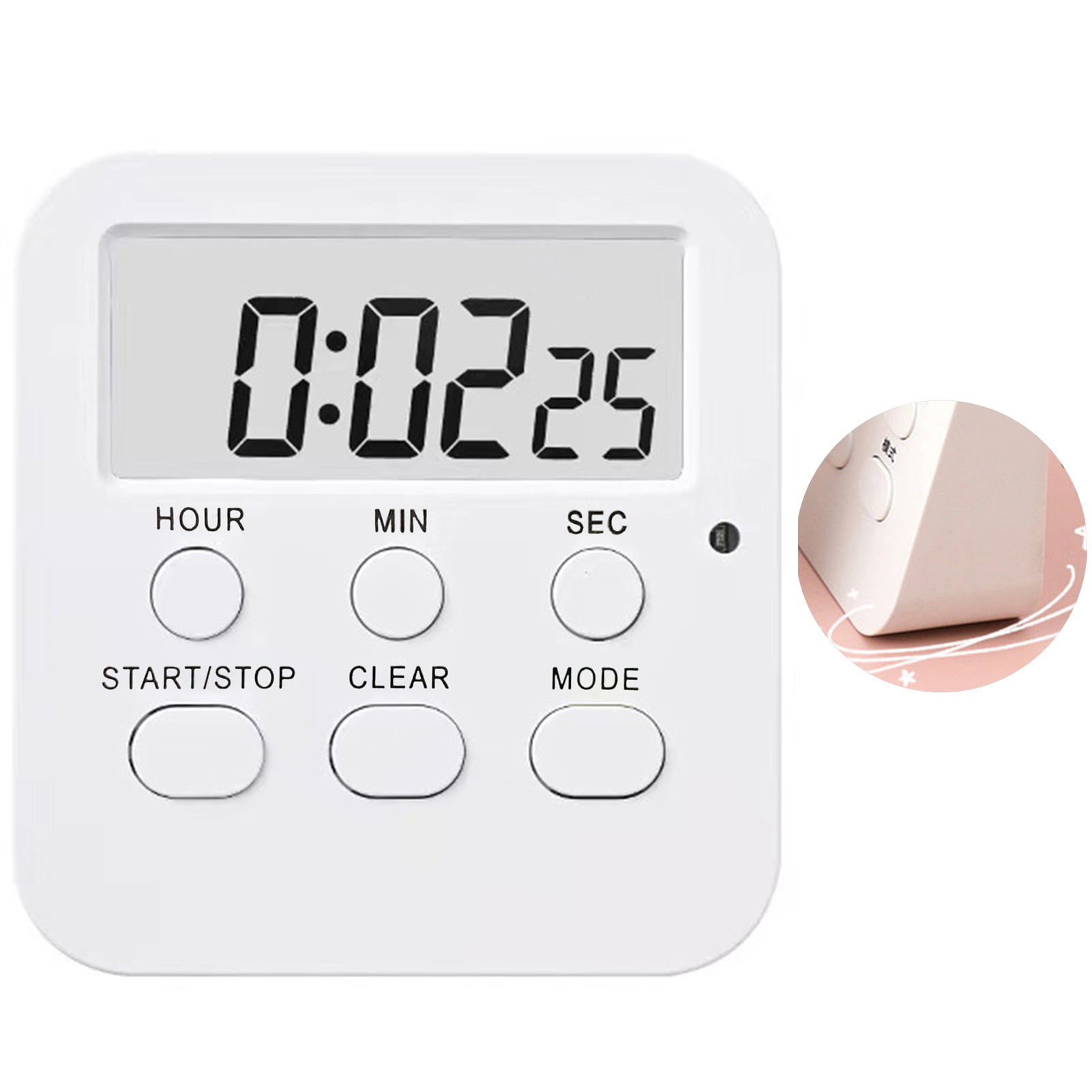 Wrenwane® Digital Countdown Kitchen Timer, Simple countdown timer, easy to  use magnetic or has a sta 
