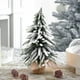 thumbnail image 1 of de Navidad artificial, nevado, de Navidad de imitación, rústico en miniatura, pino para chimenea, estante, escritorio, tienda, 35cm BLESIY árboles de nieve, 1 of 8