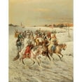 thumbnail image 2 of Adolf Baumgartner-Stoiloff 12x14 Gold Ornate Wood Frame and Double Matted Museum Art Print Titled - Cossack Wedding, 2 of 4