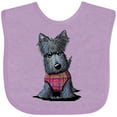 thumbnail image 3 of Inktastic Scottie Dog in Plaid Boys or Girls Baby Bib, 3 of 4