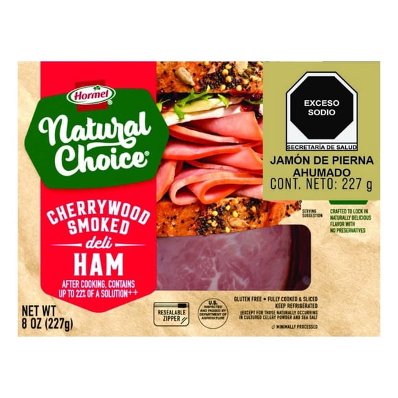 Jamón Hormel Natural Choice ahumado al cerezo 227 g