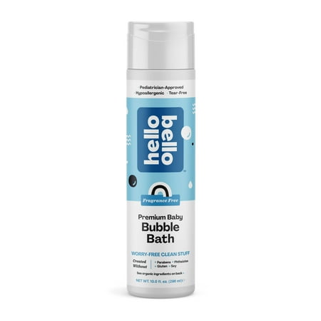 UPC: 0810047897491 | Hello Bello Fragrance Free Bubble Bath  Tear-Free Baby Bath for All Skin Types  10 fl oz