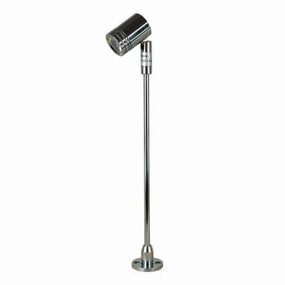 Jesco Lighting SP101-S12-CH 12 in. Spot Light with Base & Rod, Chrome