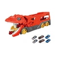 thumbnail image 1 of Juguete de pista de transporte de dinosaurios, novedad para niños de 3 años, regalo de cumpleaños Rojo, 1 of 9