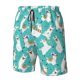 thumbnail image 4 of Balery Cartoon Llamas Traje de Baño Estilo Hawaiano para Hombre, Shorts de Secado Rápido con Bolsillos-Medium, 4 of 6