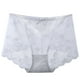 thumbnail image 3 of Bragas de encaje Mujer Sexy Hollow Seamless Briefs Cintura media Levantamiento de cadera Ropa interior transpirable, Blanco, XL Methold AP001201-02B, 3 of 7
