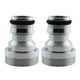thumbnail image 1 of Snap Feature Dishwasher Adapter Stainless Steel 2pcs for Washing Machine, 1 of 10