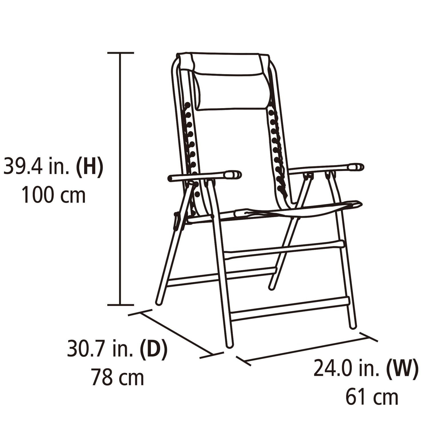 Mainstays Folding Bungee Chair