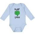 thumbnail image 3 of Inktastic Half Pint Boys or Girls Long Sleeve Baby Bodysuit, 3 of 5