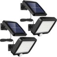 thumbnail image 1 of 2 Pack 56 LED Solar Lights Outdoor with Motion Sensor, IP65 Waterproof, 120° Lighting Angle, Solar Wall Light for Garden with 16.5m Cable, 1 of 5