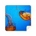 thumbnail image 1 of Ocean Jellyfish Science Nature Picture Glasses Cloth Screen Cleaner Suede Fabric 2 Pack, 1 of 2