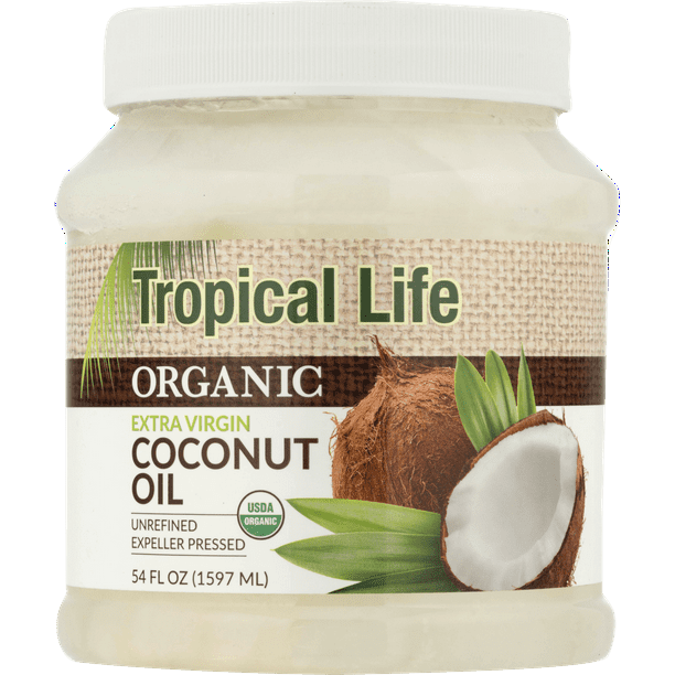 Tropical Life Organic Extra Virgin Coconut Oil, 54 Oz