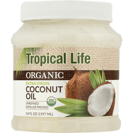 Tropical Life Organic Extra Virgin Coconut Oil, 54 (Best Extra Virgin Coconut Oil)