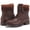 BROWN, variant on Womens Combat Boots Lace-up Ankle Boots Warm Booties All Black US 8