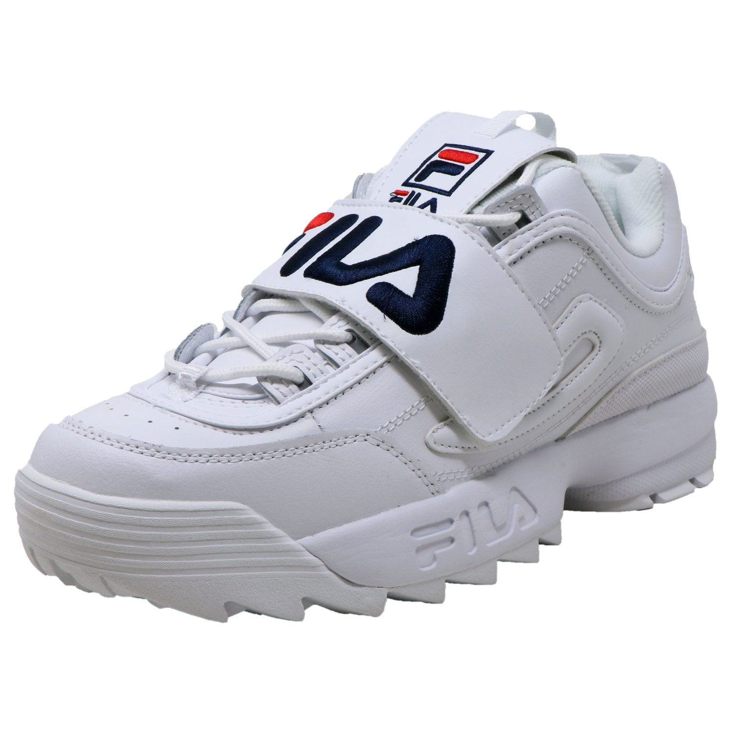 Fila Fila Women's Disruptor Ii Applique WhiteFila Navy Fila Fila Women's Disruptor Ii Applique WhiteFila Navy