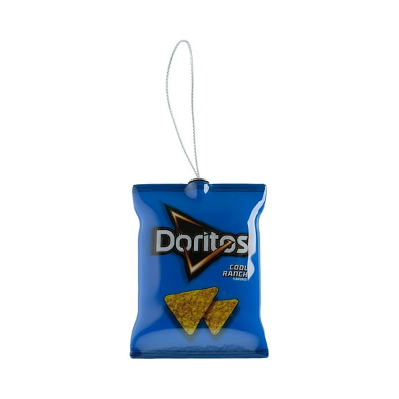Doritos Cool Ranch Hanging Christmas Ornament, 4 inches Tall, Plastic, Green