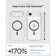 thumbnail image 4 of Funda Spigen para iPhone 17 Air, transparente, ultra híbrida, MagFit, TPU, 4 of 7