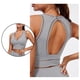 thumbnail image 5 of Mujer Push Up Ropa interior de mujer de yoga para fitness Gimnasio Ropa recortada Top femenino - Gris, SG Sunnimix sujetadores deportivos, 5 of 6