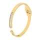 thumbnail image 5 of Pulsera abierta con diamantes de imitación, pulsera abierta elegante con diamantes de imitación, pulsera abierta para mujer, características líderes en su clase, 5 of 9