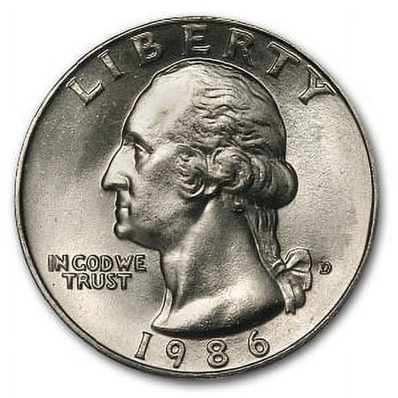 1986-D Washington Quarter BU