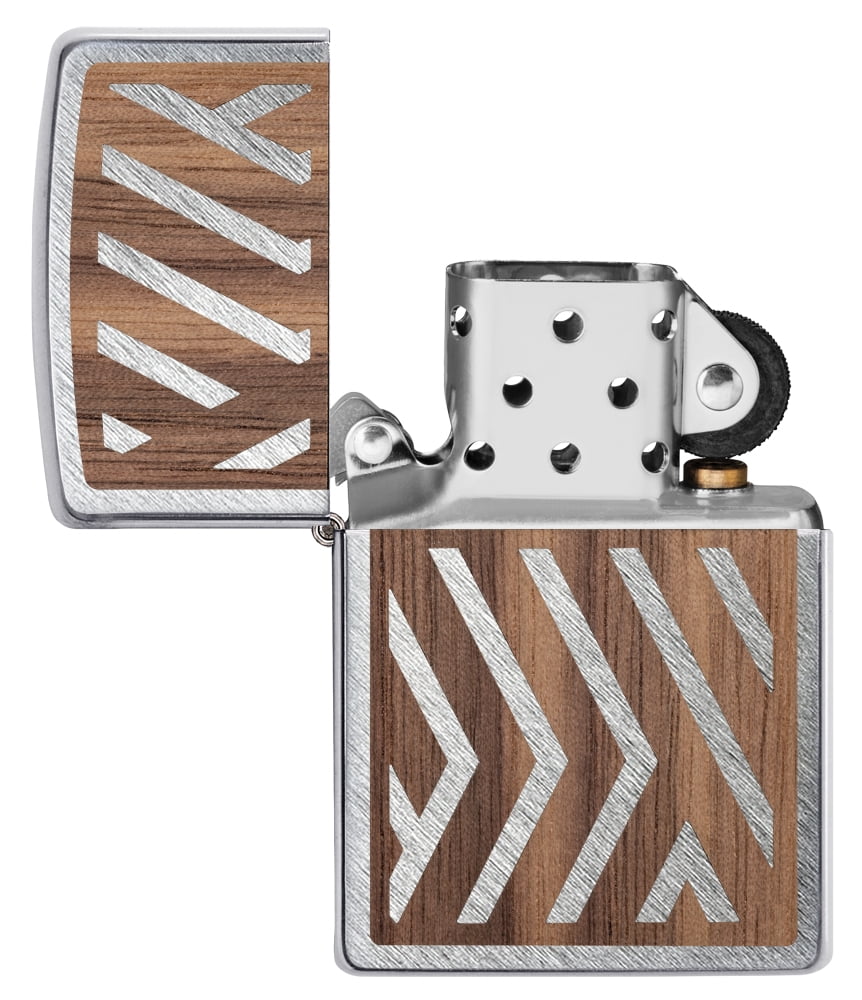 Zippo WoodChuck USA Herringbone Sweep Windproof Pocket Lighter