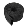 thumbnail image 1 of Unique Bargains 1.2' ID 3.3FT Nylon Protective Hose Sleeve, Cable Cover Sheath Protection, Black, 1 of 4