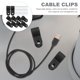 thumbnail image 5 of 200 clips para cables, clips para gestión de cables, clips para cables eléctricos, clips para cables de pared con tornillos, 5 of 5