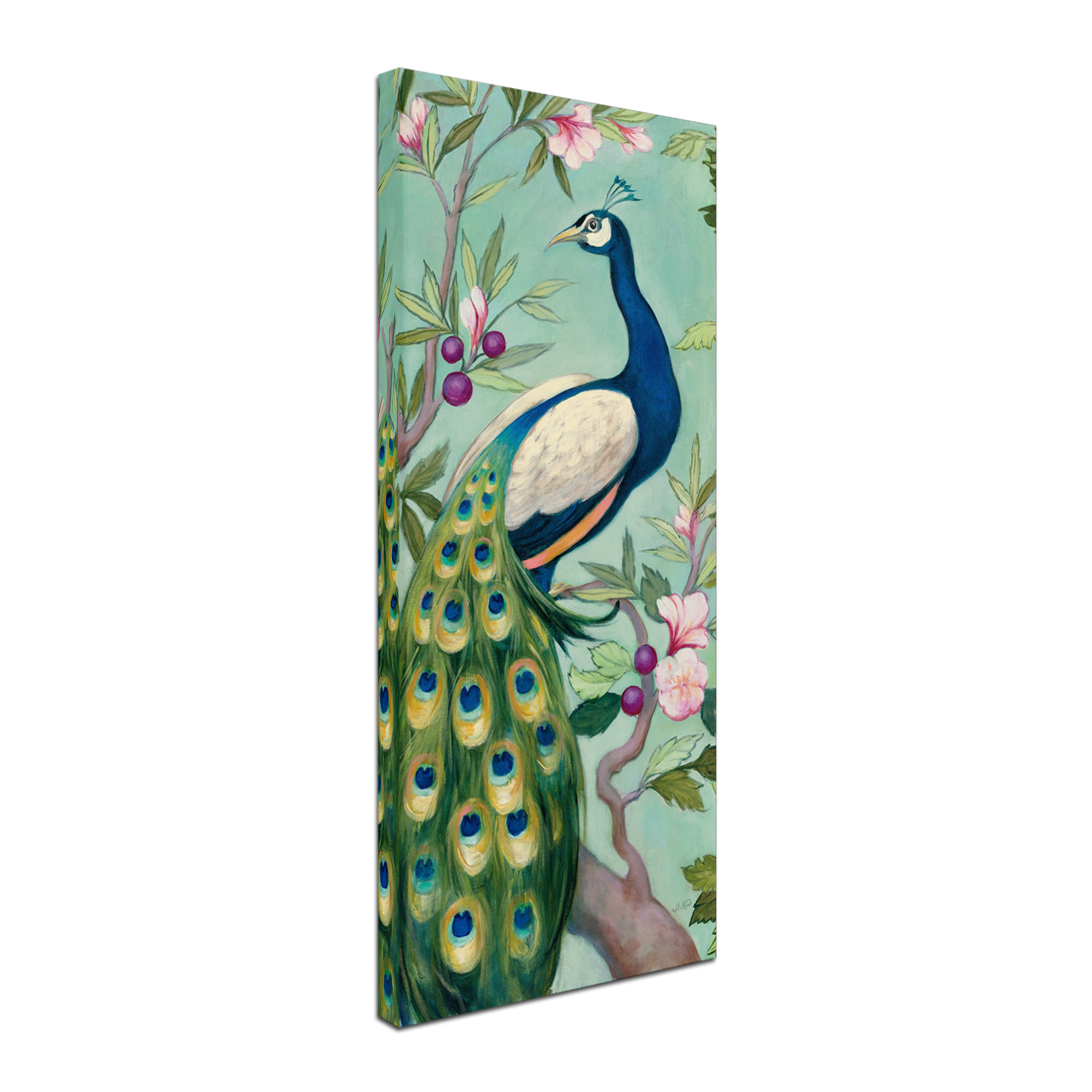Trademark Fine Art 'Pretty Peacock II' Canvas Art by Julia Purinton