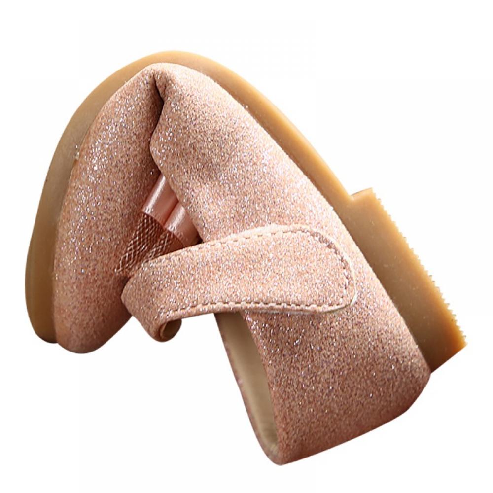 Girls Ballet Flats Shoes Lace Bow Design Princess Soft Soled Shoes - image 4 of 7