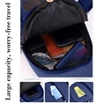 thumbnail image 4 of JASKFLY Crossbody Bag - Unisex Waterproof Sling Chest Pack for Hiking, Travel, and Daily Use with Adjustable Strap, 11.8x6.7 in, Canvas, (Blue), 4 of 8