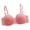 Pink bra, variant on safuny Everyday Bra for Women Seamless Smoothing Gathering Detachable Shoulder Straps For Use Wireless Holiday Push Up Ultra Light Lingerie Brassiere Underwear Comfort Daily Blue L