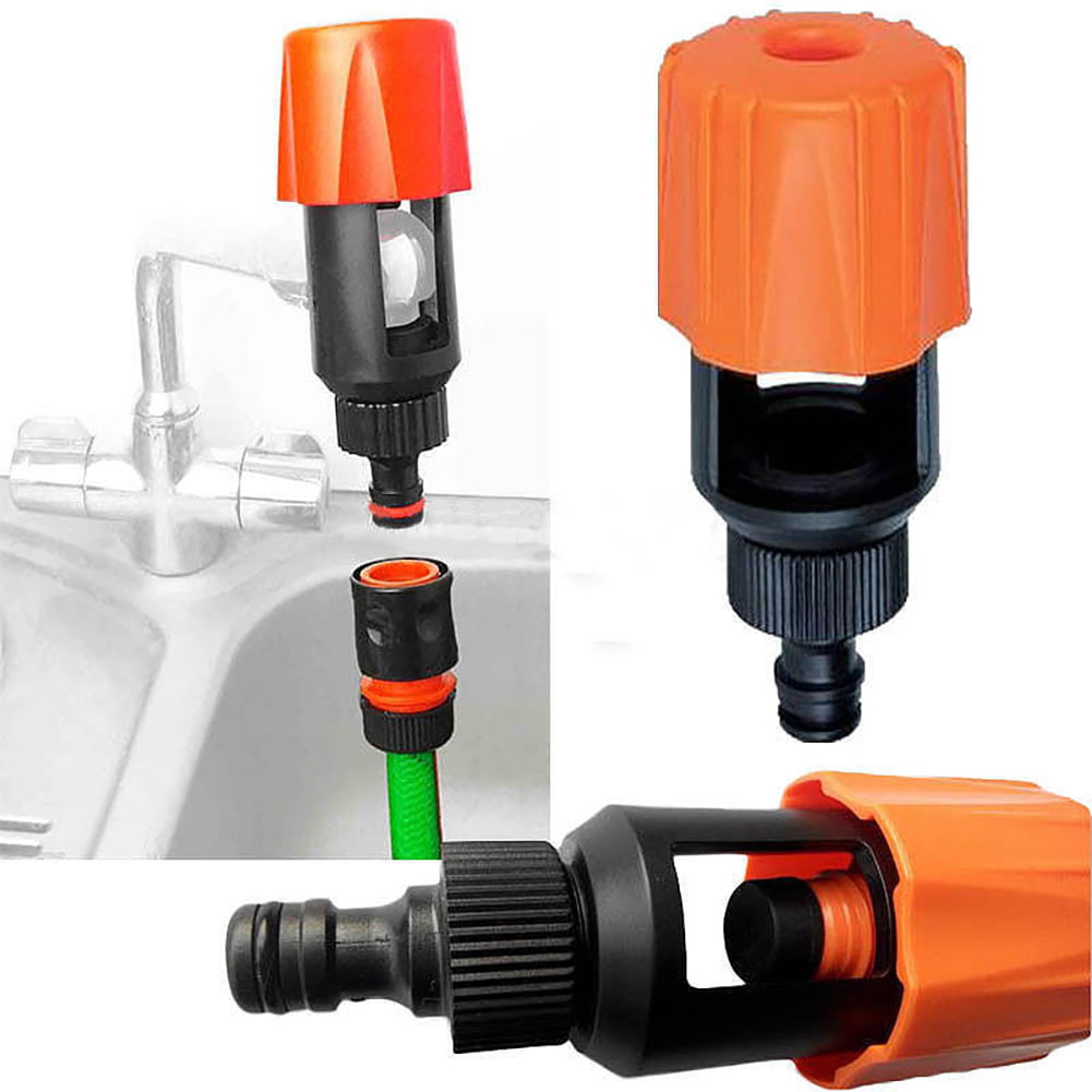 082 Threaded Plastic Garden Water Hose Pipe Connector Tube Fitting Tap Adapter 