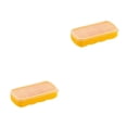 thumbnail image 2 of Wosthever Bandeja de cubitos de hielo Verano Color sólido 8 Rejilla Barra de cocina Molde de cubitos de hielo Amarillo 2Conjunto, 2 of 6
