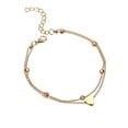 thumbnail image 2 of DPTALR Stainless Steel Anklets Love Heart Charm Ankle Bracelet, 2 of 2