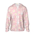 thumbnail image 1 of Fotbe Rabbit Sunflower Chaqueta con Protección Solar UPF 50+ para Hombre y Mujer, Camisa con Capucha y Bolsillos-Large, 1 of 7