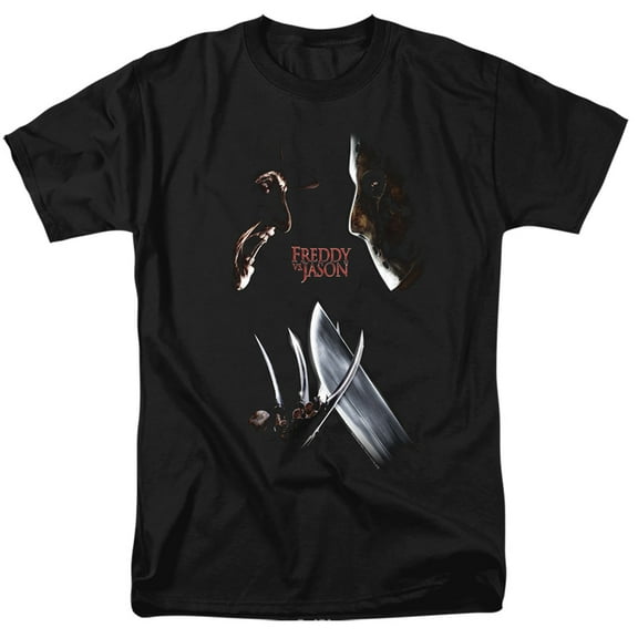 Freddy VS Jason T-Shirt Face Off Unisex Graphic Tee For Men & Women