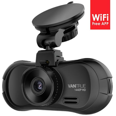 Vantrue X3 WIFI Dash Cam, Super HD 2.5K Car Dashboard Camera 1440P Car Camera with Ambarella A12 Chipset, 170°Wide Angle, Super HDR Night Vision, Loop Recording, Parking Mode, Motion