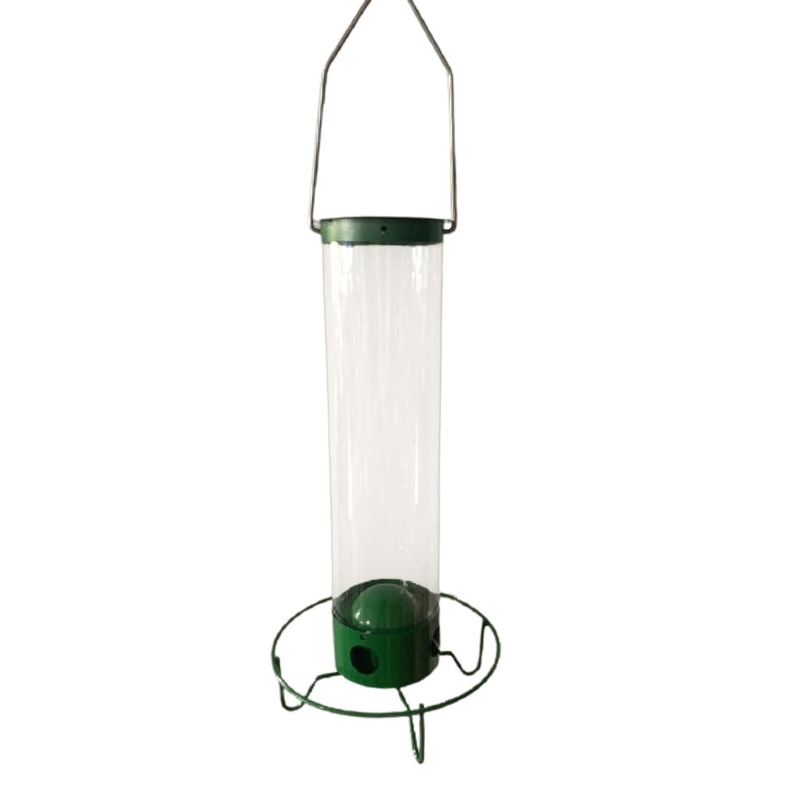 YWMJZEU Bird Feeder Sturdy Keep Squirrel Away Heavy Duty with Hanging Hook Finch Sparrow
