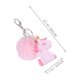 thumbnail image 2 of TABLETREANDS 2Ud Llavero Unicornio Rosa Con Pom Pom De PVC Y Encantador Para Decorar Y, 2 of 8