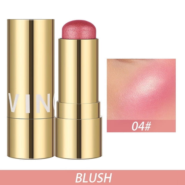 Bilqis Deals 3 In 1 Multi Stick Blush For Cheeks & Lip Tint & Eyeshadow Makeup,SCream Blush Stick + Highlighter Stick + Bronzer / Complete Face Make Up