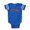 Royal Blue, variant on CafePress - I Love Steak - Cute Infant Baby Football Bodysuit