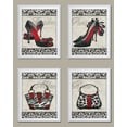 thumbnail image 1 of Classy Shoes and Purse Set by Todd Williams, 8X10 set of 4; Framed Pieces, Ready to hang!, 1 of 1